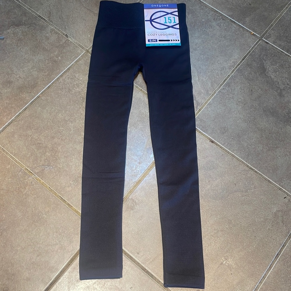 NEW one5one Fleece Lined Cozy Leggings! S/M